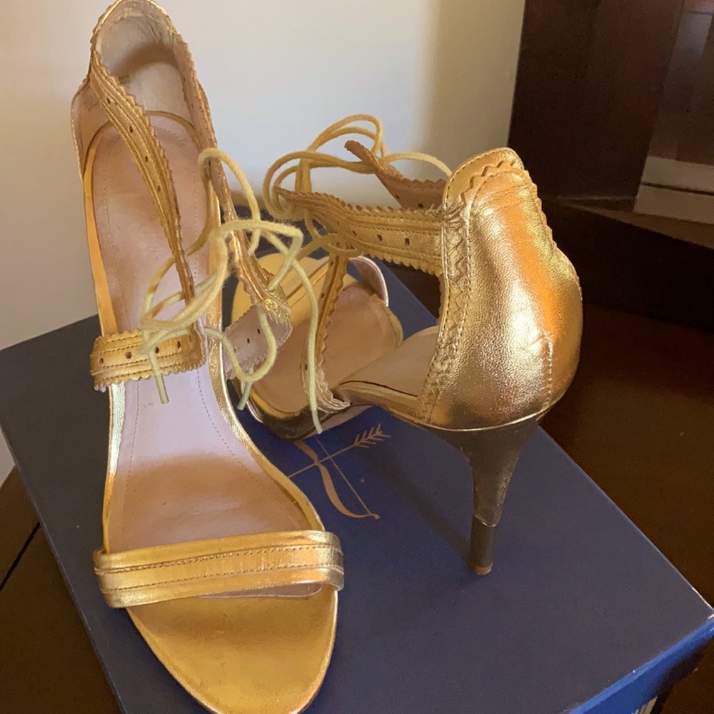 Gold heels